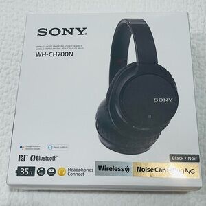 Sony WH-CH700N Wireless Noise Canceling Headphones - Black (In Box)